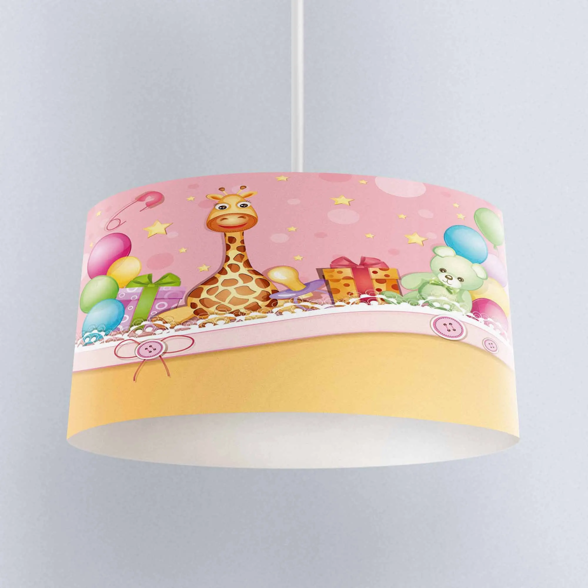 Еще розового желтого цвета для вечеринки дня рождения Животные печати шелковой