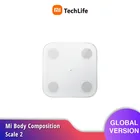 ОФИЦИАЛЬНЫЙ Xiaomi Mi Body Composition Scale 2 - Совершенно новый  Bluetooth 5.0  Поддержка приложения Mi Fit