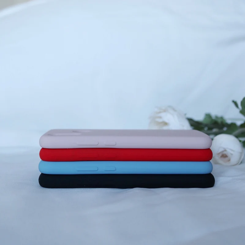 Жидкий силиконовый чехол для мобильного телефона Huawei P30 Lite мягкая задняя