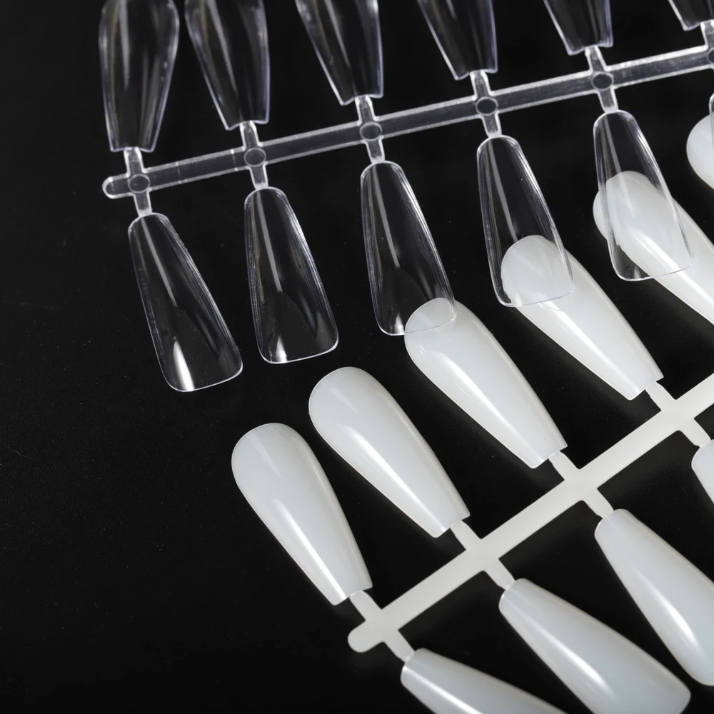 240 шт. натуральные прозрачные накладные ногти Таблица отображения цветов