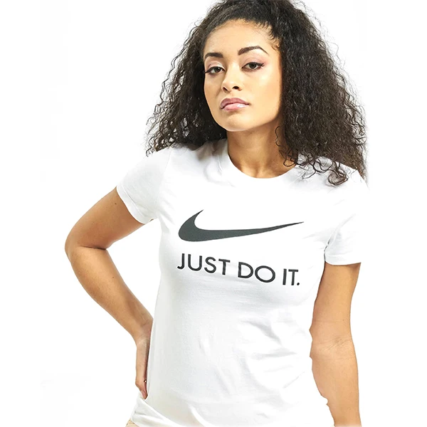 Женская футболка с коротким рукавом Nike Футболка NSW JDI белый | Спорт и развлечения
