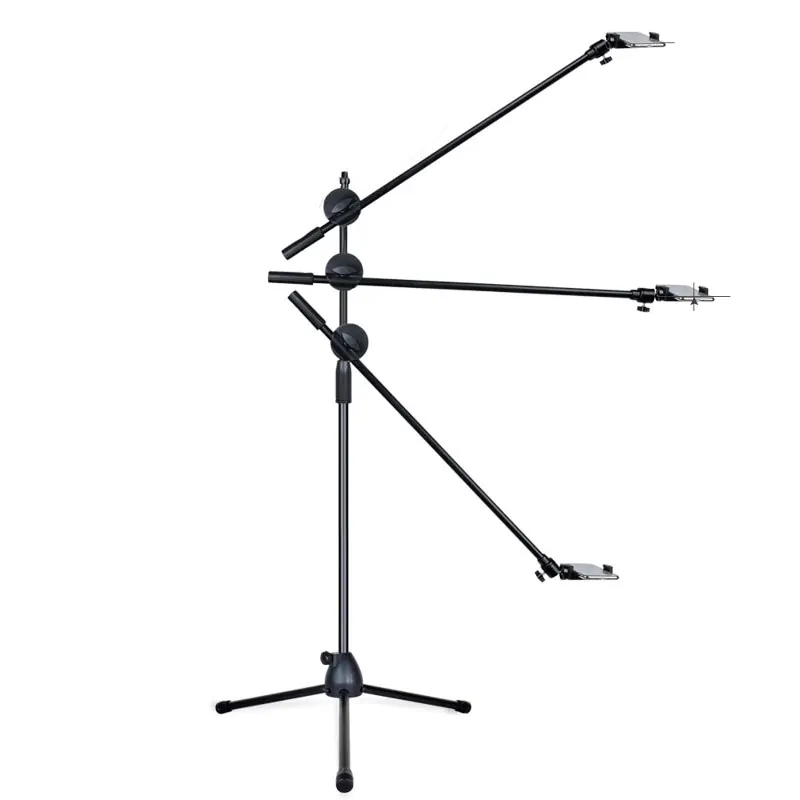 Штатив усиленный напольный JBH-G21 для съемки сверху с держателем телефона и