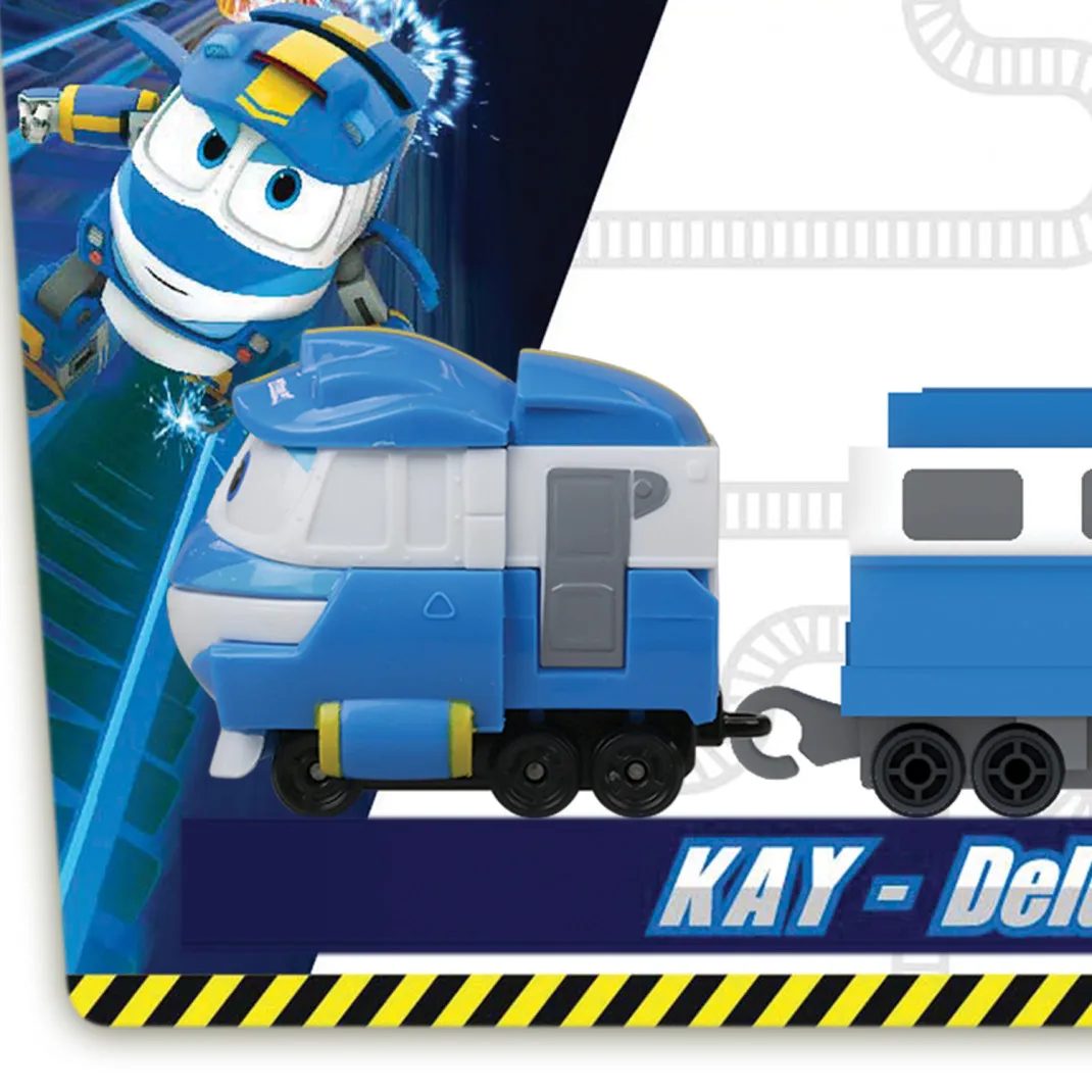 Robot Trains Паровозик с двумя вагонами Кей |