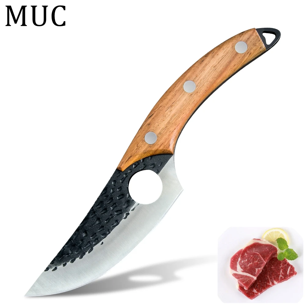 Кованые ножи MUC 5 дюйма ручная работа кованый сербский шеф нож кухонный мясника с