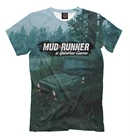 Футболка УАЗ в Mudrunner (Авторские дизайны)