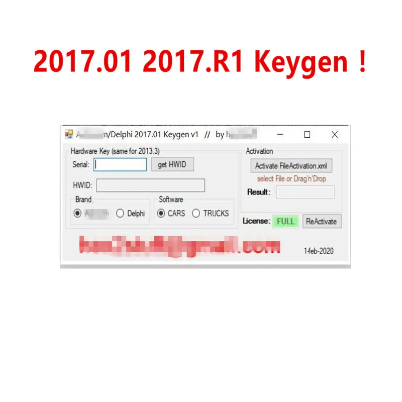 Для Delphi 2017.R1 активатор 2017 01 генератор ключей Дельфин 150e multidiag ключ для vd ds150e с