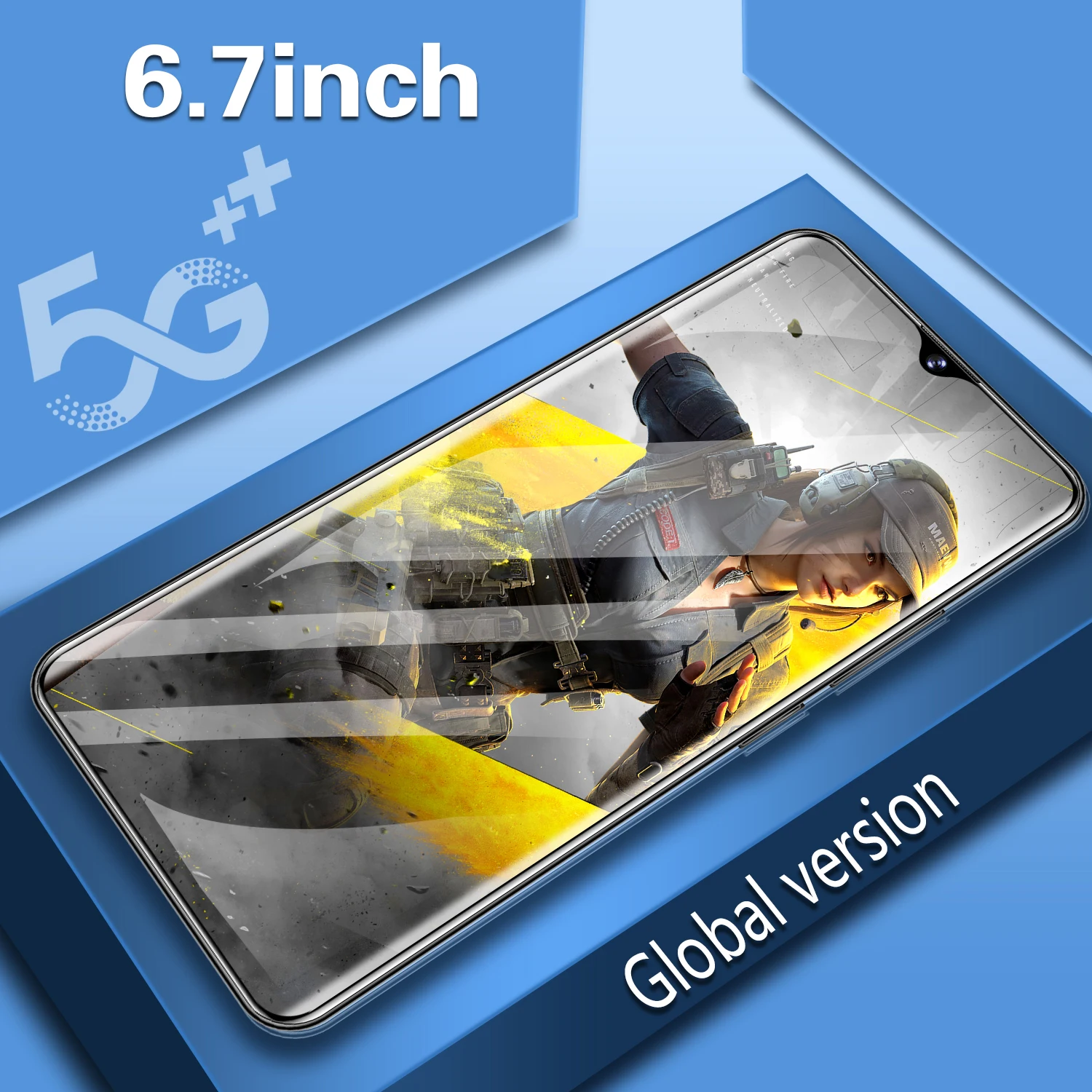 Смартфон глобальная версия S21U 6 7 дюйма Android 10 12 Гб ОЗУ 512 ПЗУ 6800 мАч разблокировка