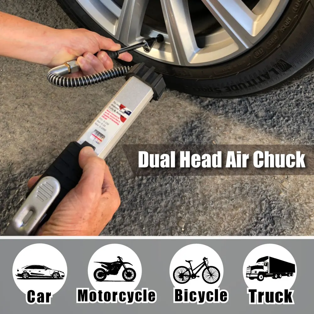 

LEMATEC Pro Heavy tire inflator с манометром, инструменты для надувания шин для авто, грузовиков, автомобилей, инструменты для ремонта шин, производства Т...
