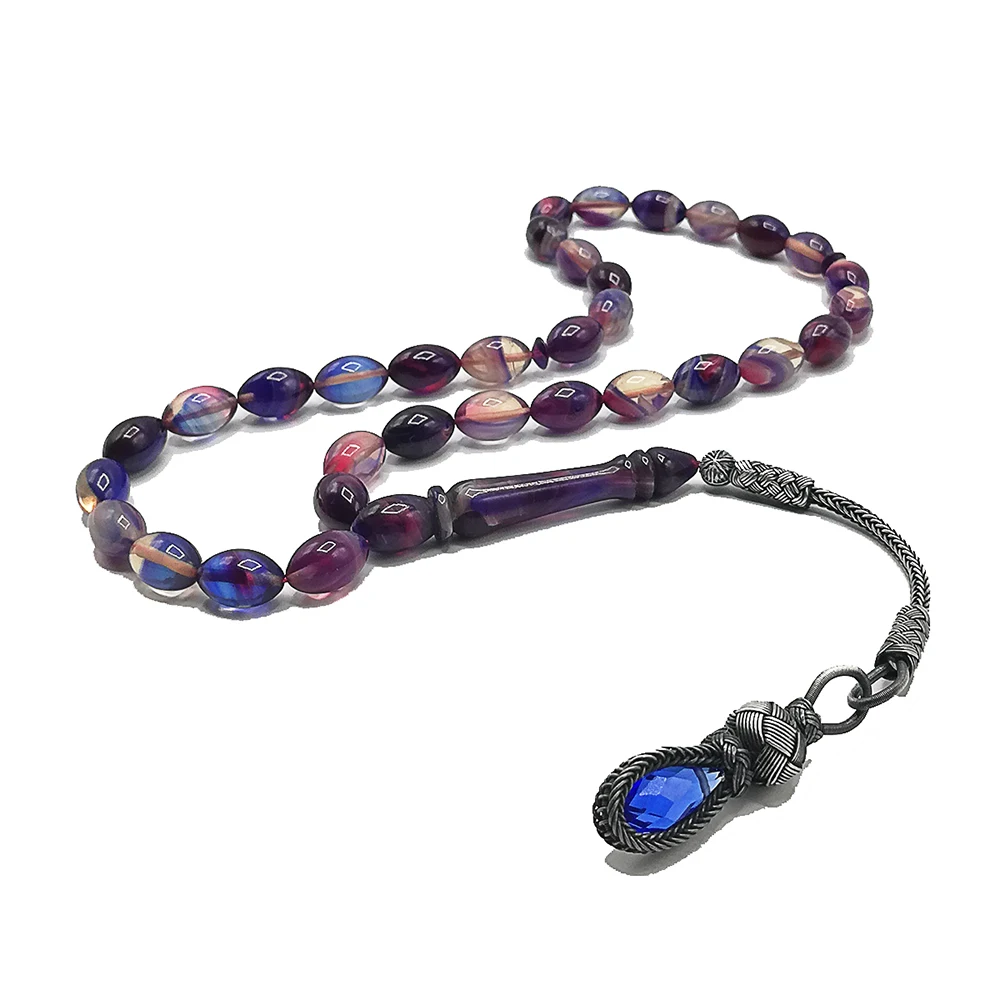 Турецкий молитвенный бисер мусульманские янтарные четки молитвенные бусины