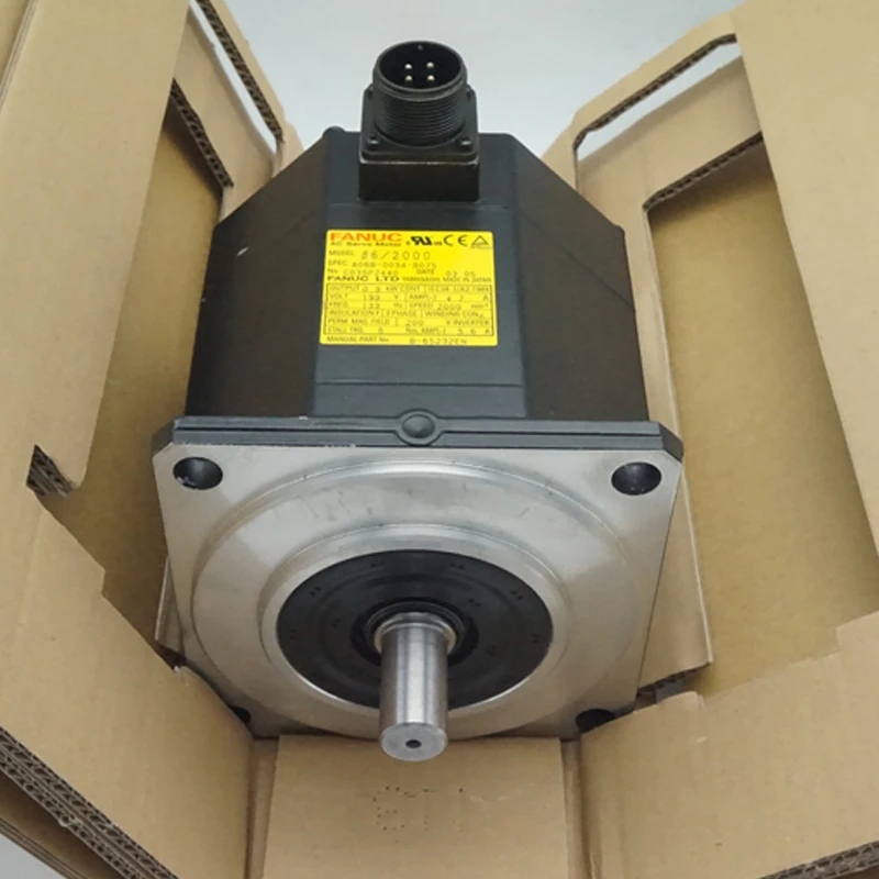 FANUC новый оригинальный серводвигатель переменного тока A06B 0033 B075|servo motor ac|motor acac servo