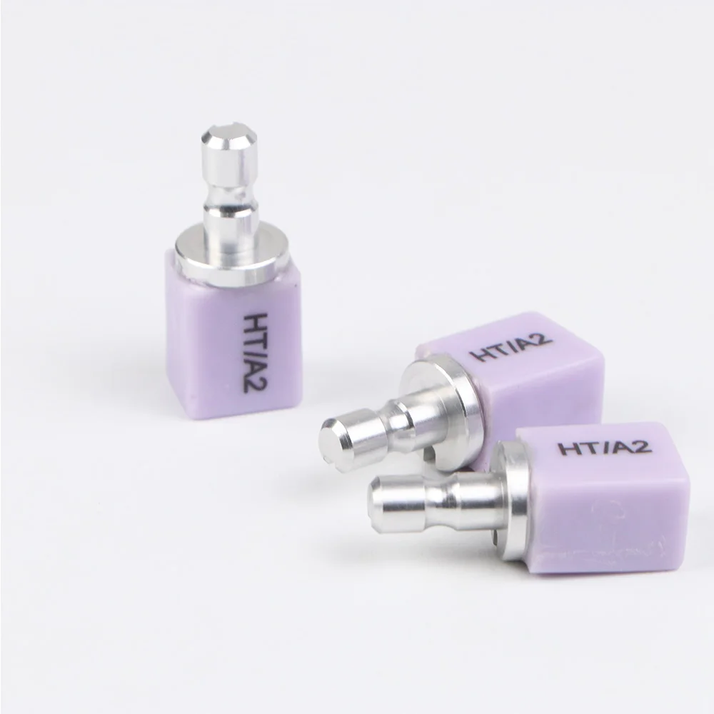 Фото 10 шт. I12 HT LT Cerec стеклянные блоки EMAX Sirona CAD CAM дисиликат лития высокопрозрачные стеклянные керамические блоки №3