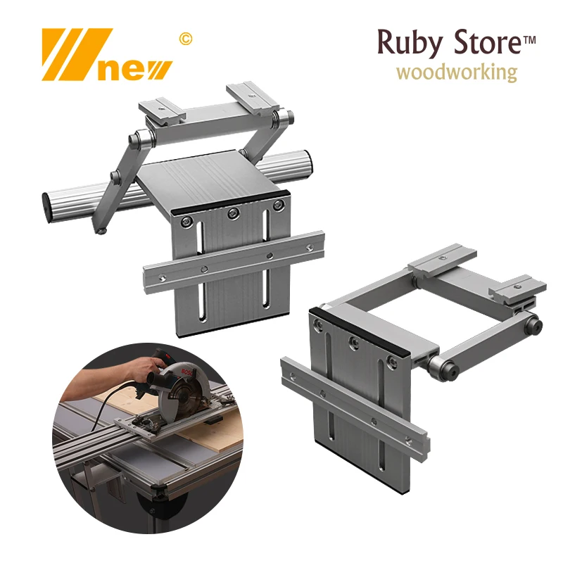 W-new Accessories for Cutting System for Circular Saw Guide Rail Tracks and Table, Woodworking