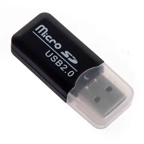 КАРТРИДЕР MICRO SD USB 2.0 флешка карта памяти перенос данных