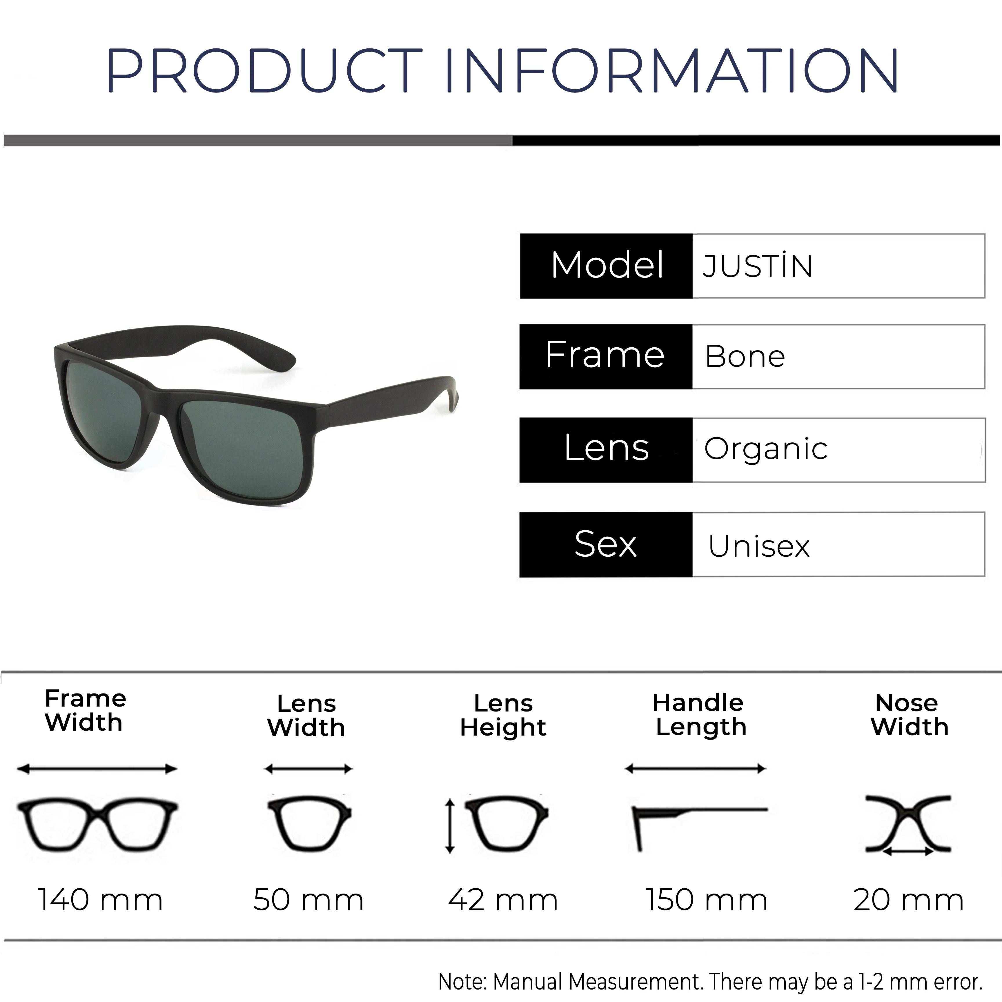 Zolo Eyewear Джастин G15 geuneş gøzløgle