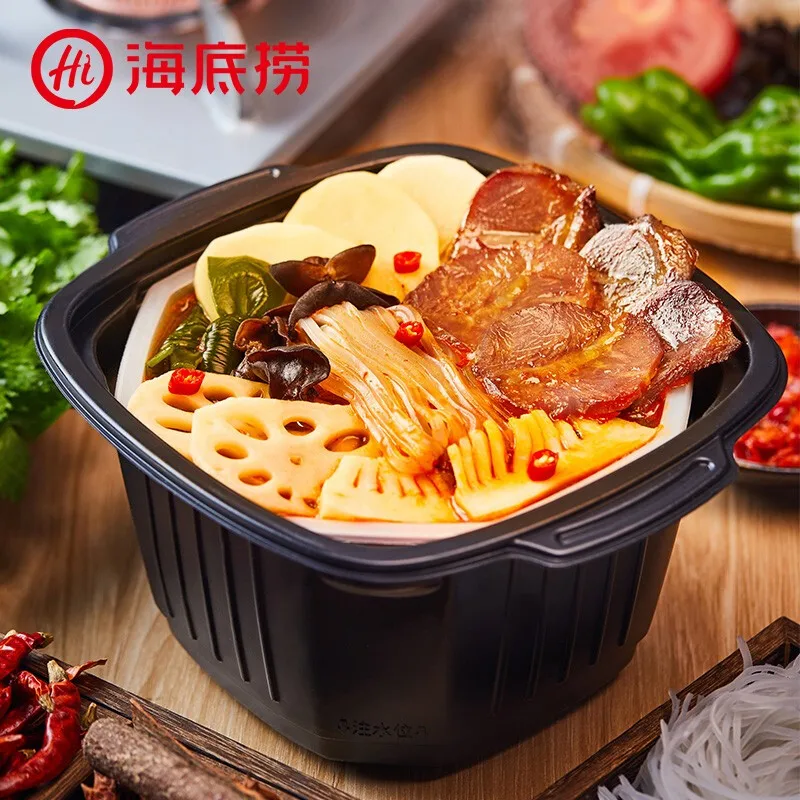 Китайская саморазогревающаяся лапша Hi Hot Pot Говядина самонагревающаяся Haidilao huoguo