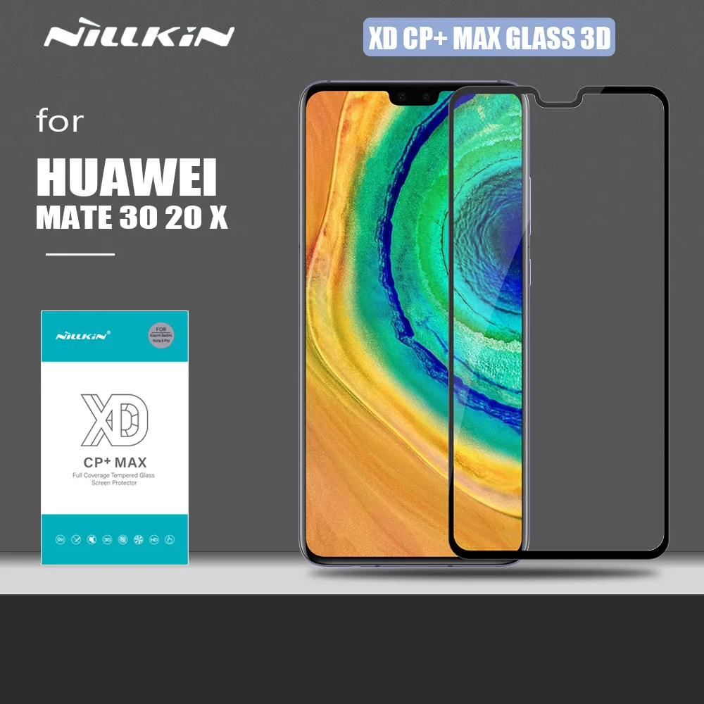 

Nillkin for Huawei Mate 30 20 X Glass XD CP+ Max 3D Full Cover Tempered Glass Safety Screen Protector for Huawei Mate 30 20 20 X