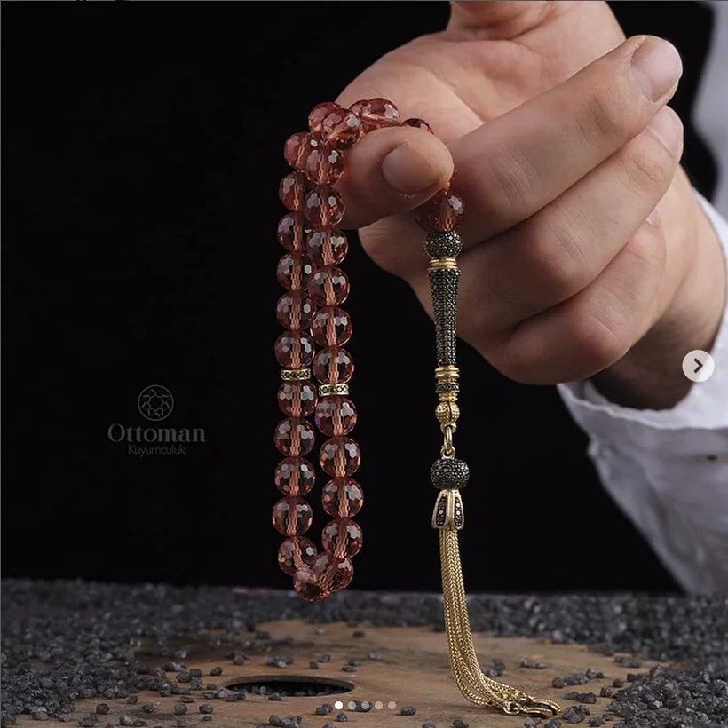 Zultanite Rosary Color Changing Natural Stone Men's Gift Rosary 33 Zultanite Stone Rosary Muslim Gift Rosary Islamic Gift Rosary