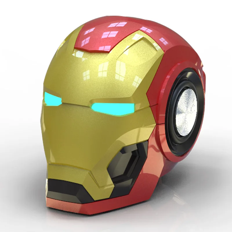 Беспроводная Bluetooth Колонка Iron Man Саундбар с басами мультяшный портативный