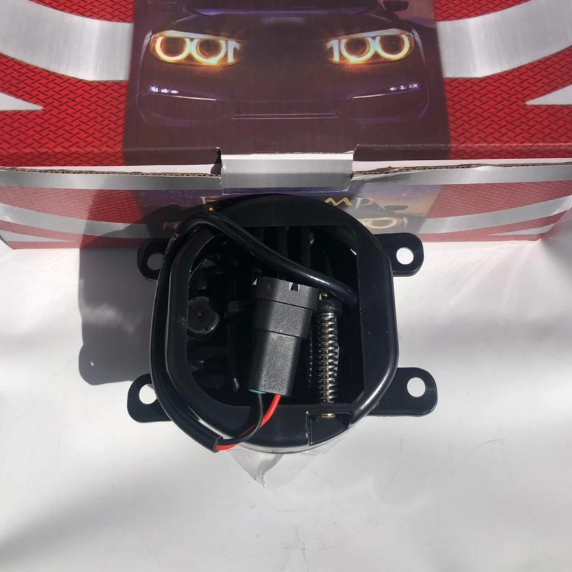 Противотуманные фары Lada Vesta Ford Renault Logan Mitsubishi Suzuki светодиодные металлические с