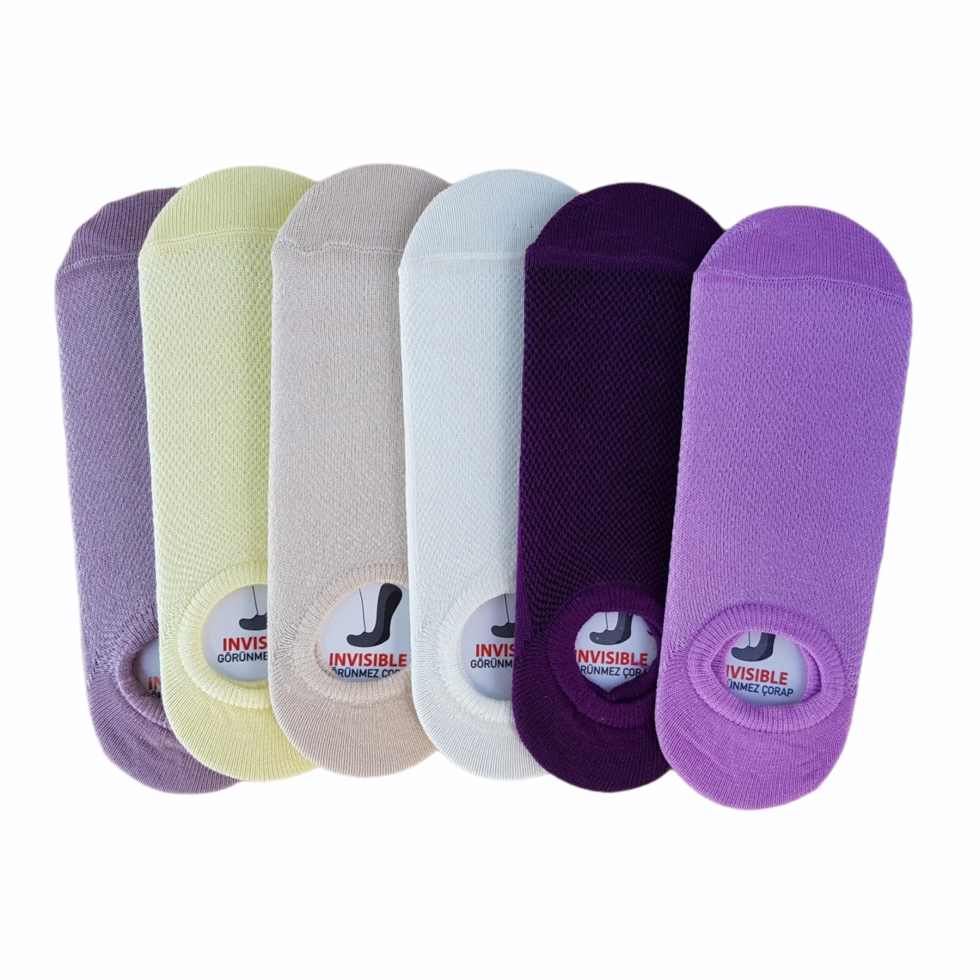 MadeM Cotton High Quality İnvisible Women Boat Socks 12 Pairs/Packs Shallow Mouth Slipper Thin Ankle Woman's Stockings