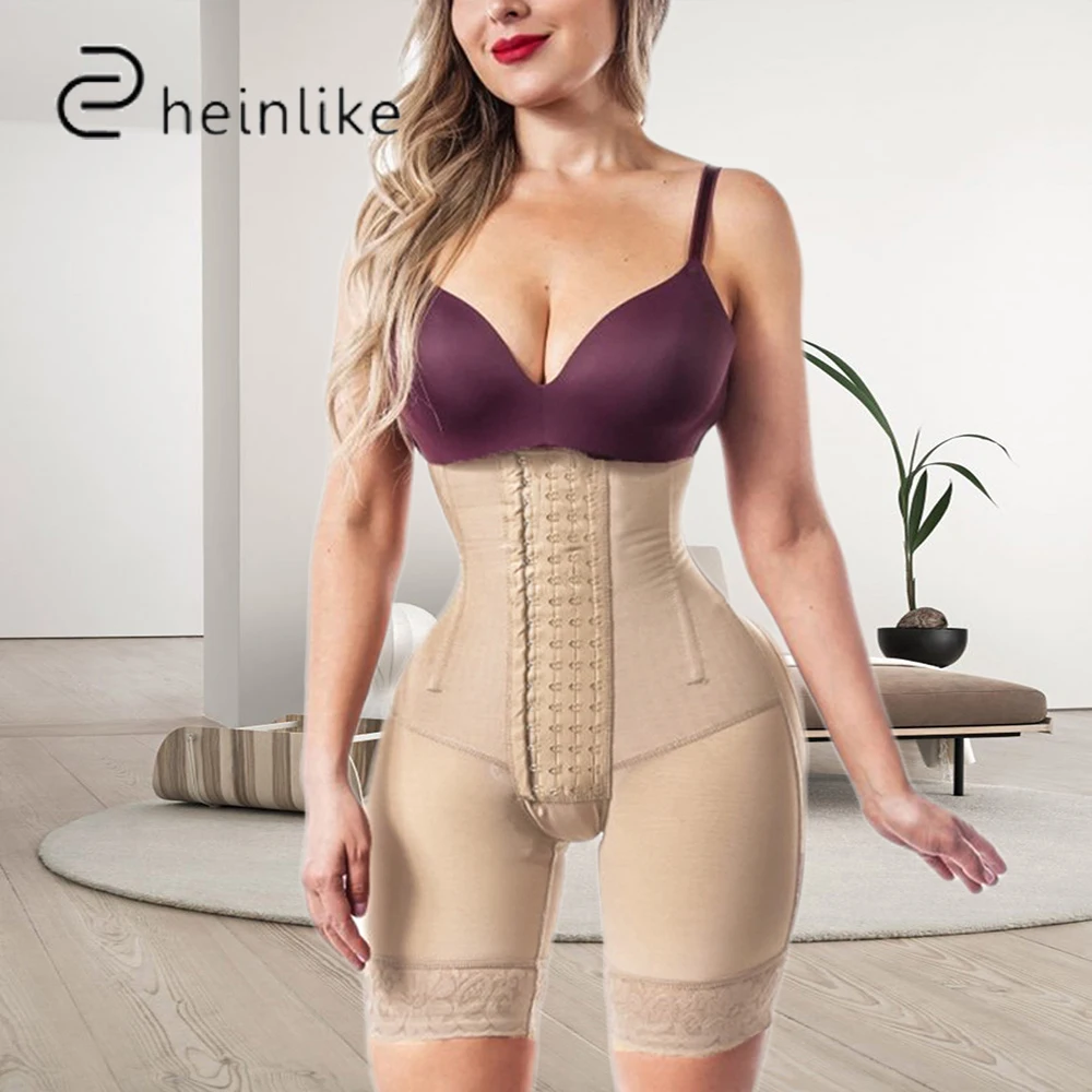 

Post Liposuction High Waist Compression Corset Skims Shapers Waist Trainer Ventre Plat Butt Lifter Bodysuit Fajas Colombianas