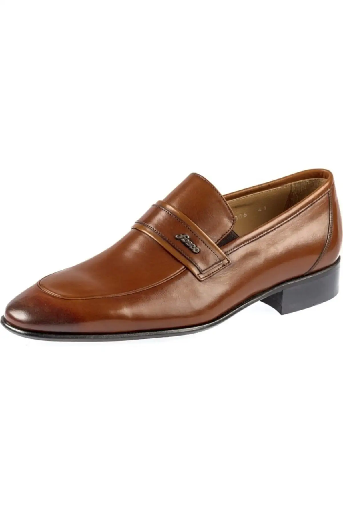 

Men's Brown Genuine Leather Classic Shoes FSC9006TABA