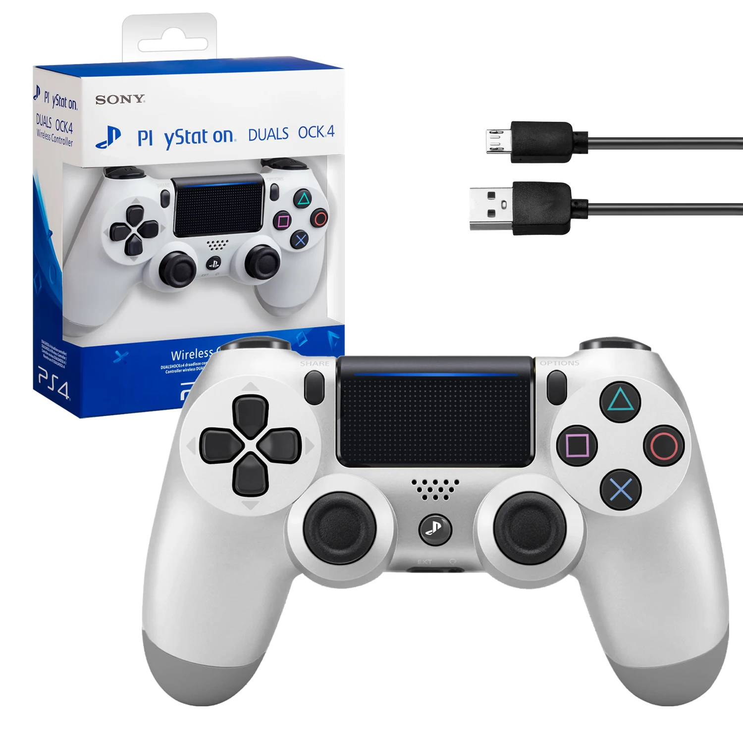 Джойстик PS4 DualShock Wireless (G2) White | Электроника