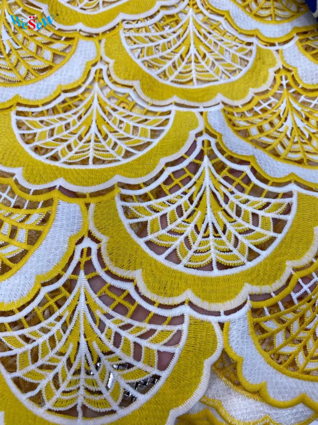 Embroidery Fabric African lace 2021 New Design for Bridal Dress Sewing Guipure Cord 3D Lace 5 Yards SDPG30 | Аксессуары для одежды