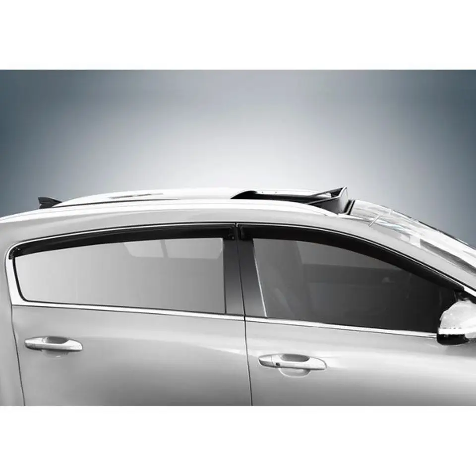 For Kia Sportage 4 (QL) 2016-&gt Deflectors side windows/visor window шт/компл. Acrylic [Autoflex 828005] | Автомобили и