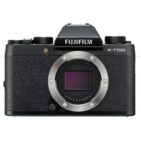 new fujifilm x t100 xt100 mirrorless digital camera body only black