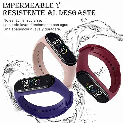 Сменный ремешок Xiaomi Mi Band 3/4/5/6 силиконовые браслеты для часов сменные цвета мягкие