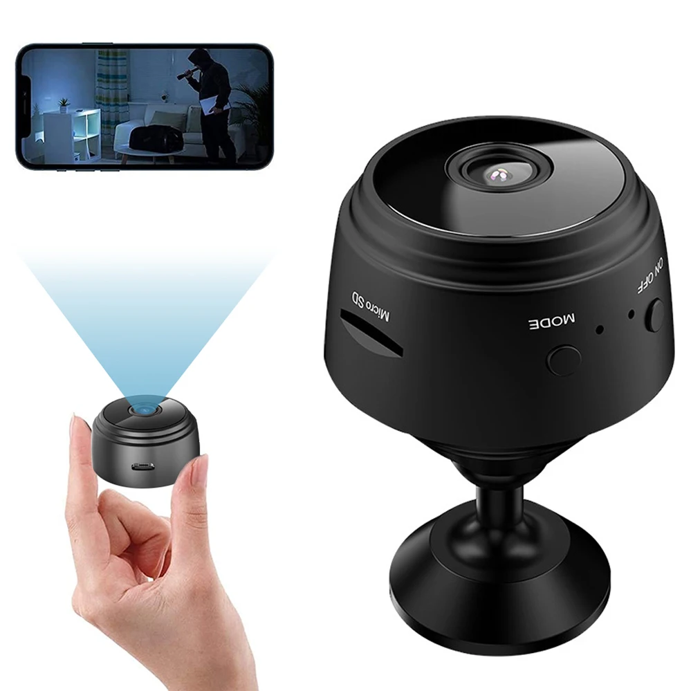 

IP-камера видеонаблюдения A9, HD, ИК, ночное видение, 1080P, Wi-Fi