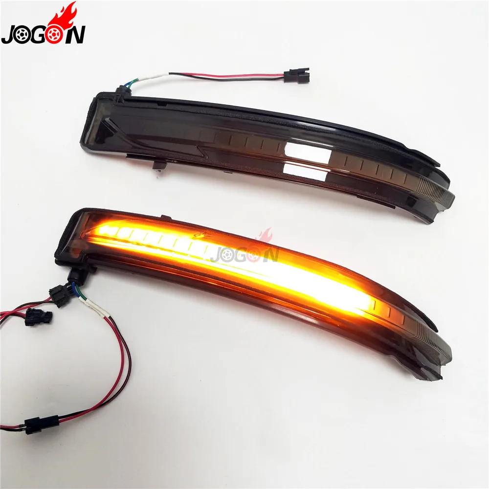 Black For Nissan X-Trail T32 Rogue Qashqai J11 Murano Navara Pathfinder LED Side Mirror Dynamic Turn Signal Sequential Light