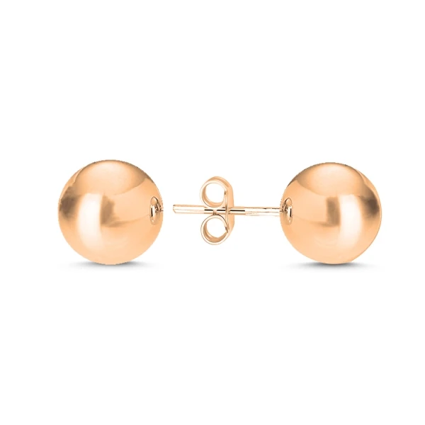 

Silver 925 Sterling 9mm Simple Ball Earrings