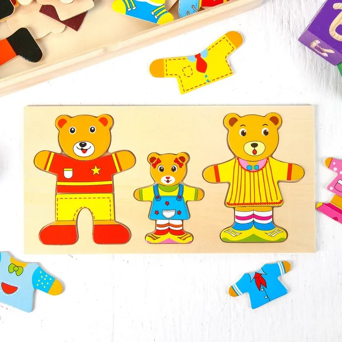 Toy educational 'переодень мишку' 3 5x26 5X13 5 cm | Игрушки и хобби