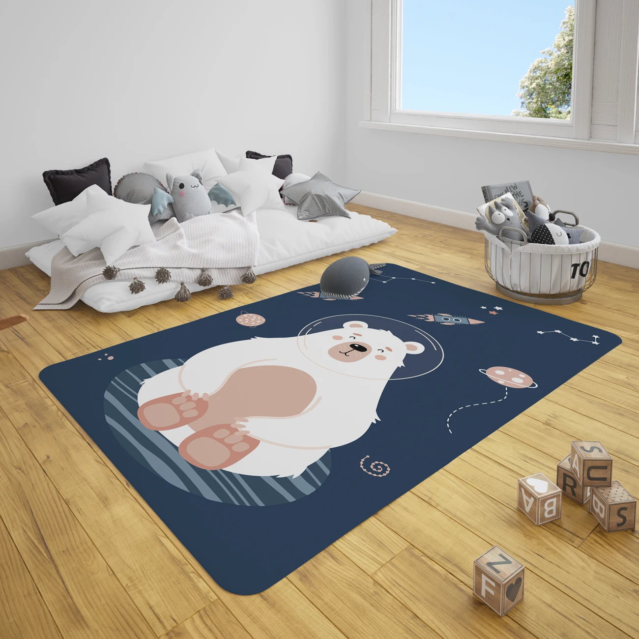 Ковер для детской комнаты нескользящий напольный коврик 2021 дюйма стандартный