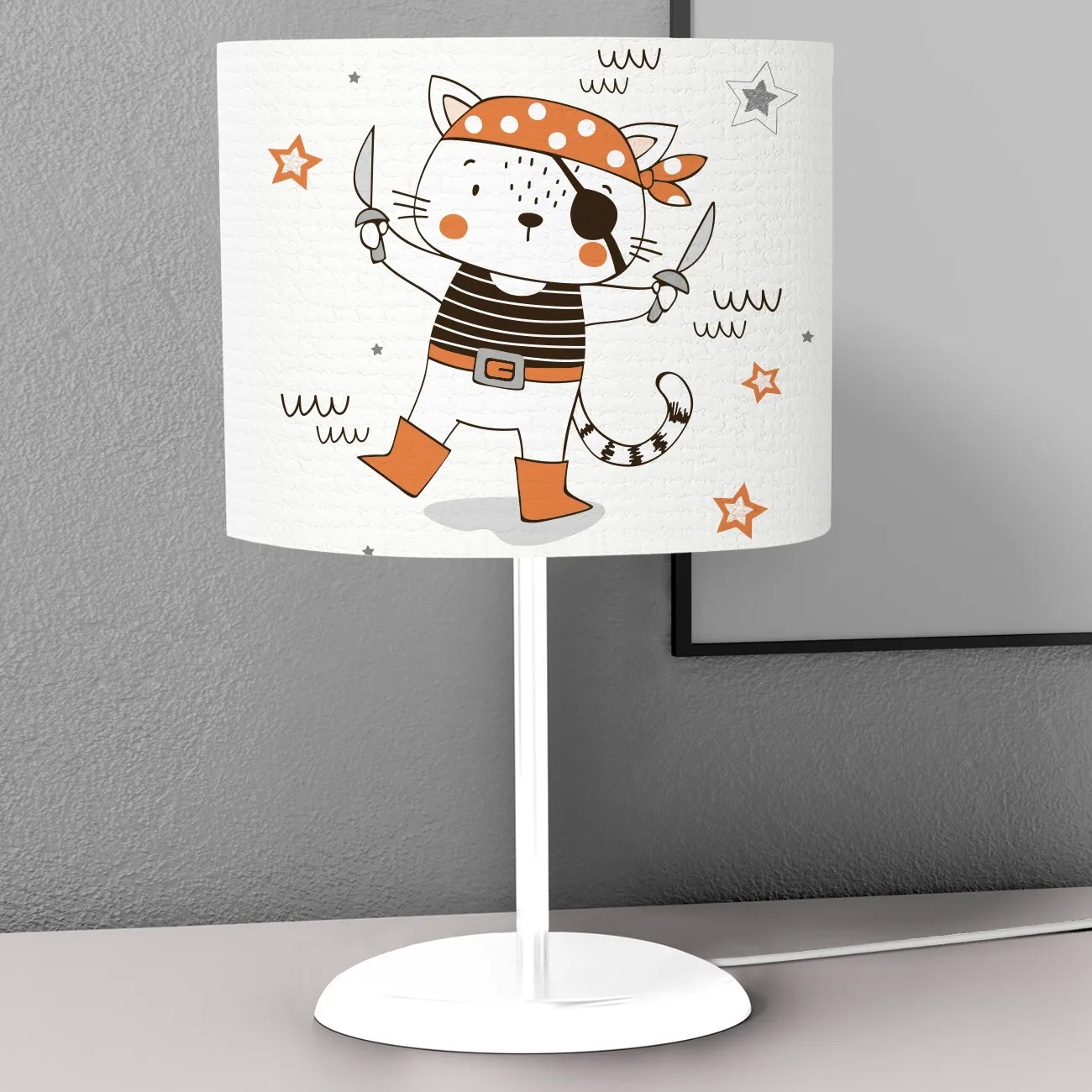 

Desk Lamps Decoration Table Night Lights Control For Baby Bedroom Bedside Lampshade Light Model 1379