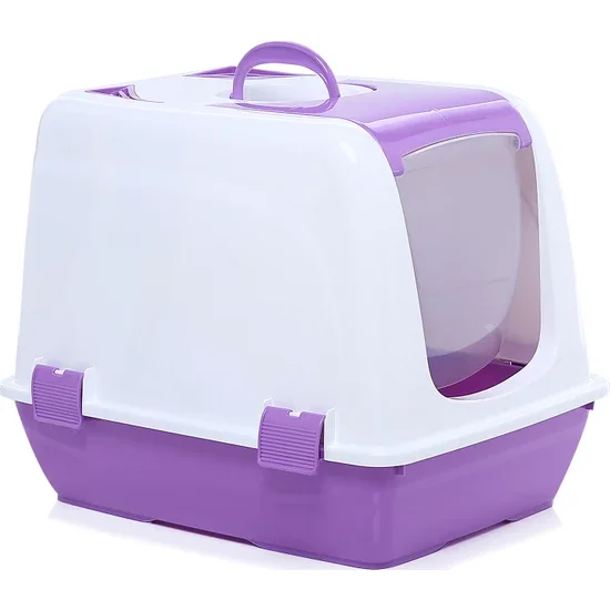 Milo закрытый туалет для кошек фуксия прочный качественный Тренировочный Набор