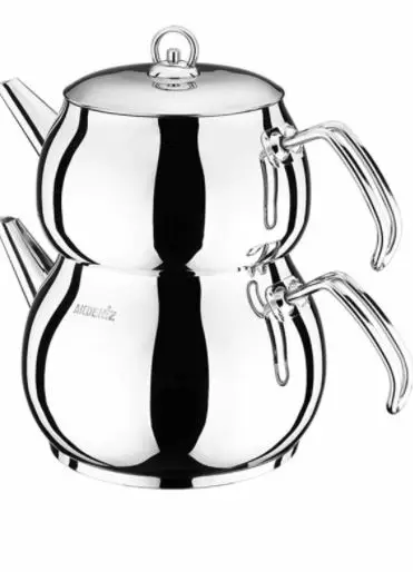 

MEDITERRANEAN (KURE) METAL HANDLE MEDIUM TEAPOT TEAM TASTE TEAS GREAT CHATCHES