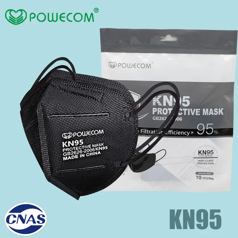 

Маска POWECOM KN95, маски для рта PM2.5, противотуманные и пылезащитные маски для лица для взрослых и детей, респираторные маски со ртом для лица