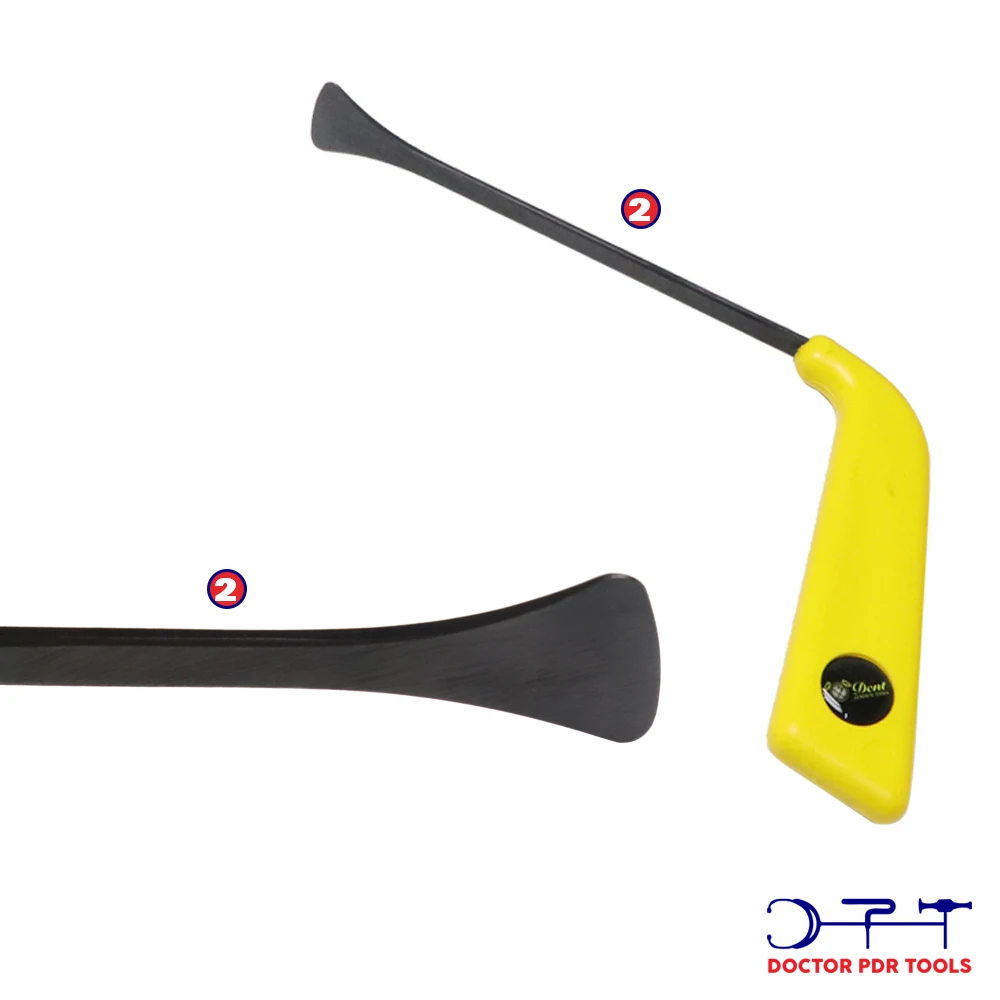 Preço Carro Paintless Dent Repair Pdr Ferramentas De Remoção De Cauda De Baleia Dent Haste Conjunto 2-piece Baleia Cauda Mão Ferramentas Vehice Corpo Reparação De Automóveis