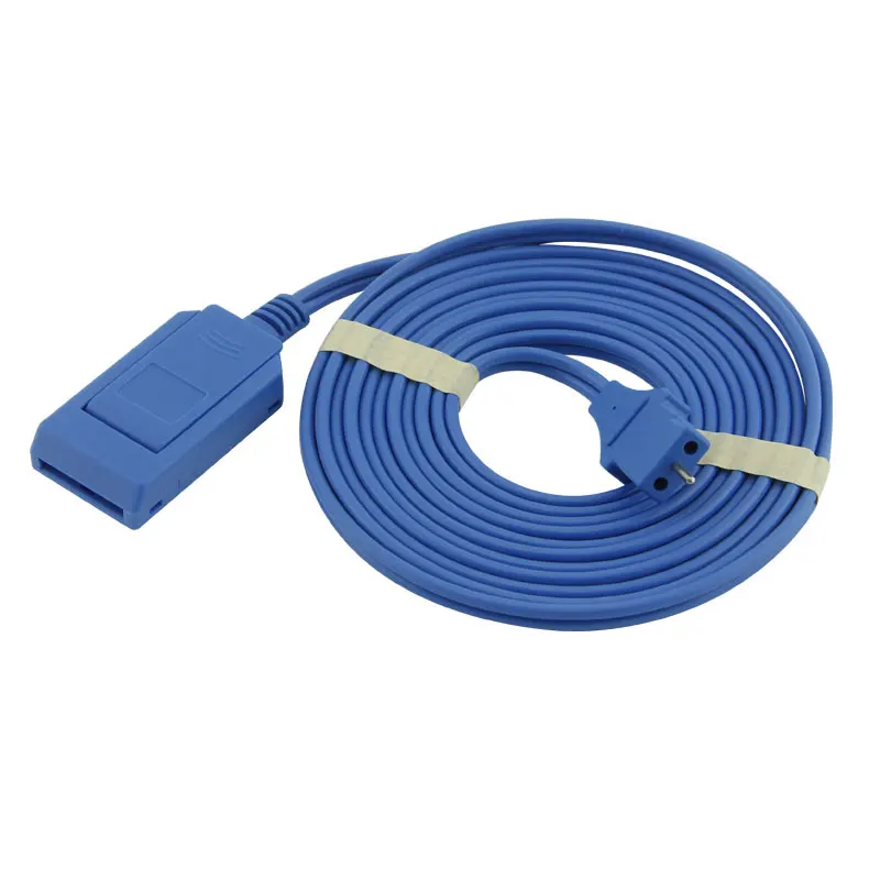 10PCS/Lot ESU plate cable, reusable ESU Patient Cable, CE and ISO13485 Certificates