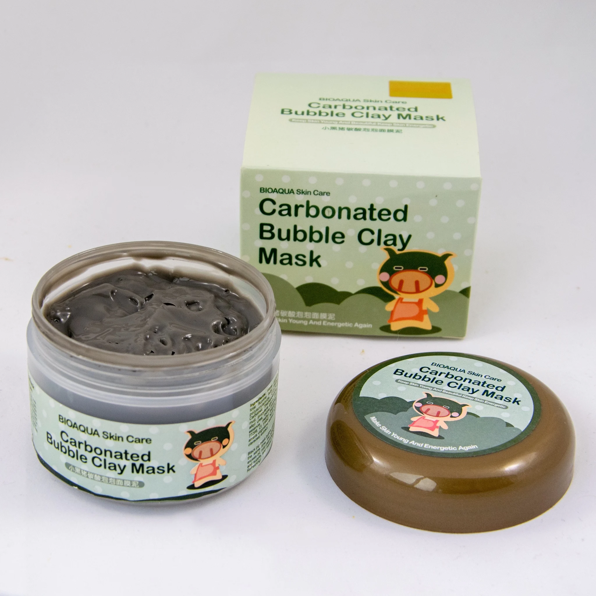 Bioaqua Набор масок для лица от прыщей и черных точек пузырьковая маска чистки