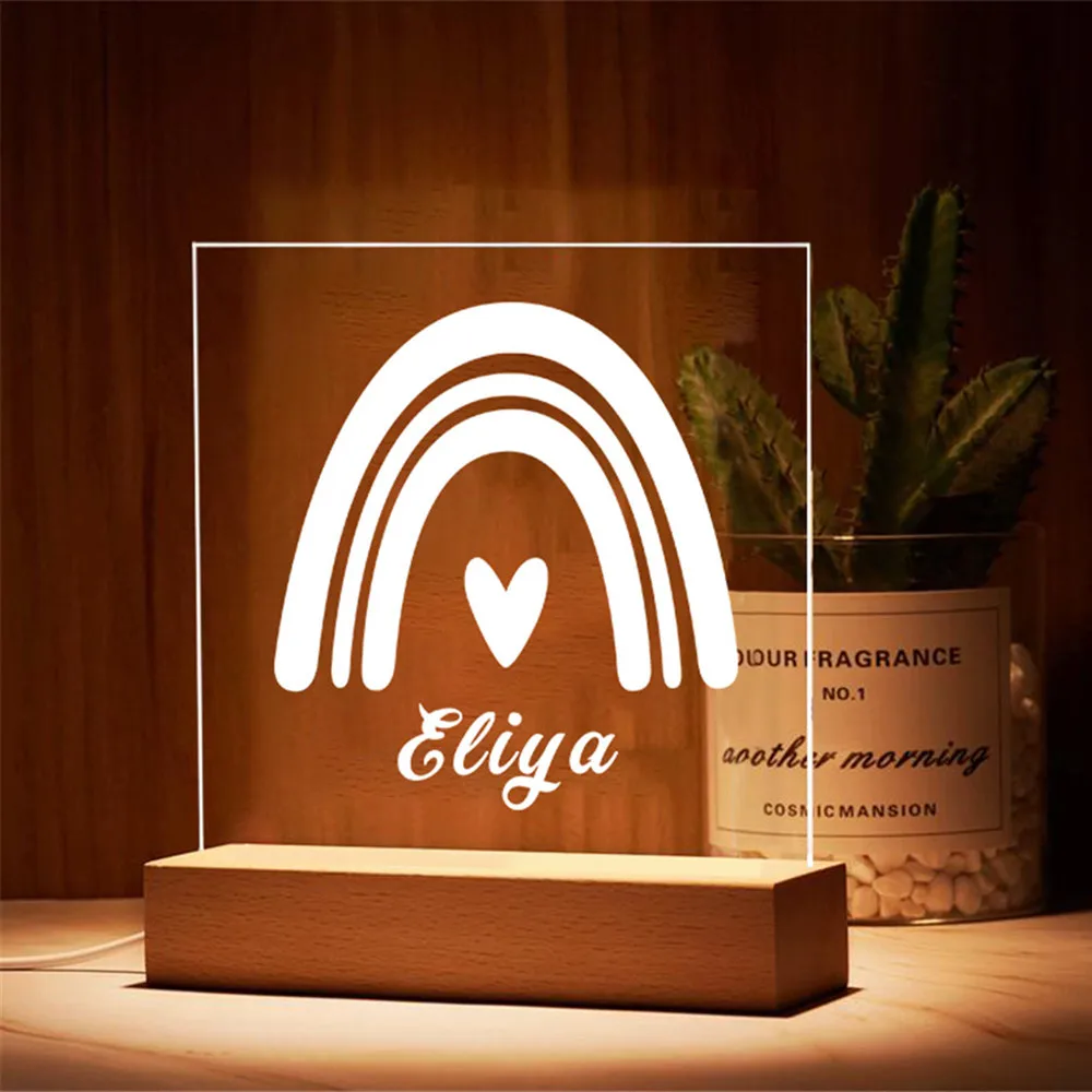 Персонализированные Волшебные звезды Moom Бабочка радуга светодиодный