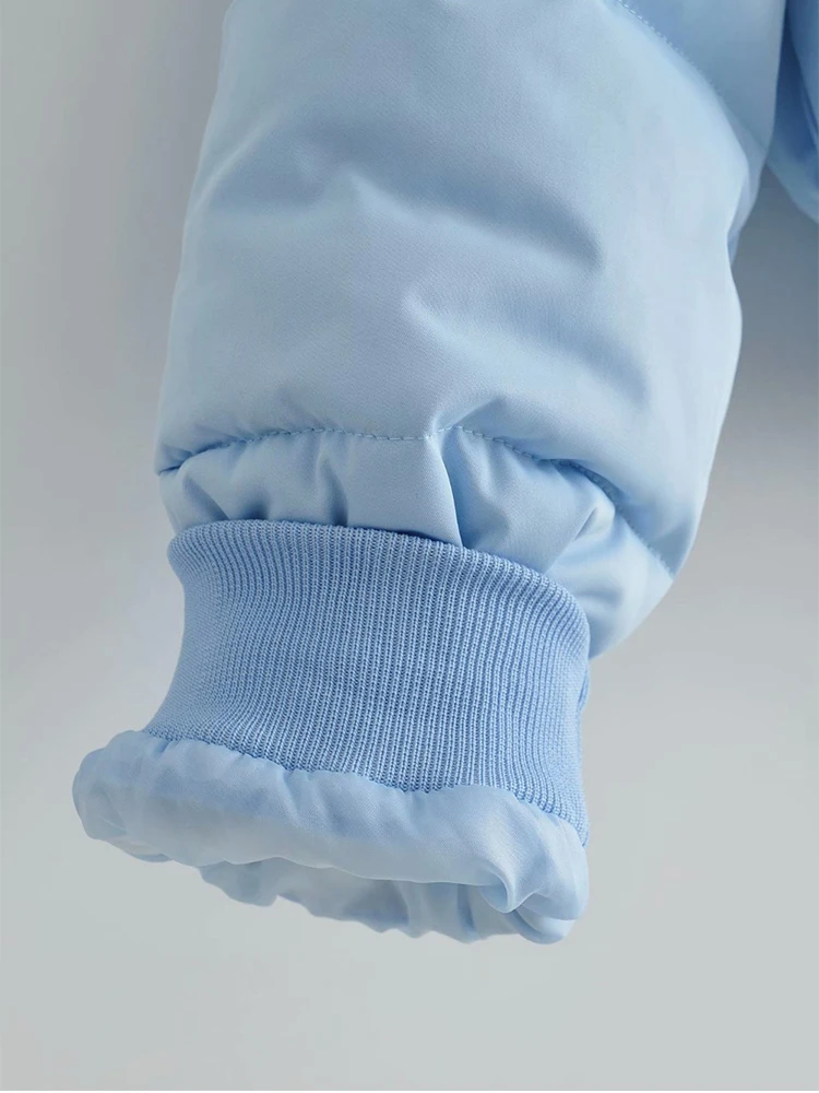 Aproms элегантные однотонные укороченные куртки-пуховики женские зимние мягкие