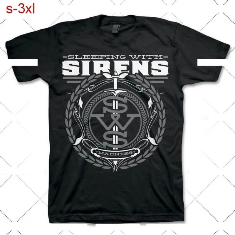

Men's boutique Slee with Sirens Grey Crest Logo Men's Casual T-shirt