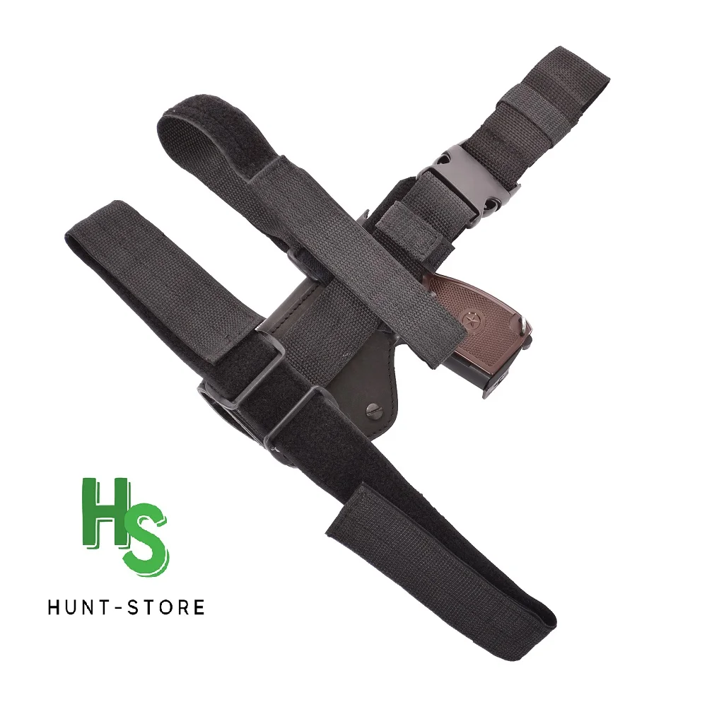 Кобура набедренная для пистолета Макарова Вальтер ХСН из натуральной кожи