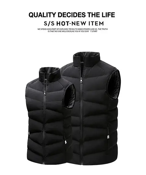 2019 Зимние Модные жилеты для влюбленных высокое качество Толстый жилет с