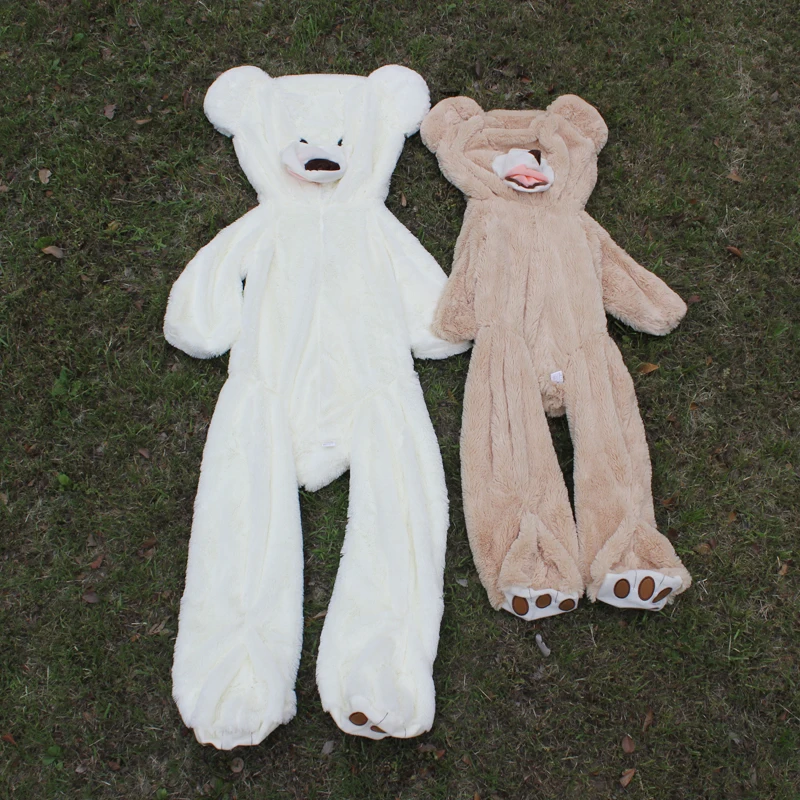 100-260cm Cheap Giant Unstuffed Empty Teddy Bear Skin Coat Soft Big Shell Semi-Finished Plush Toys Classic Kids Doll Gift | Игрушки и