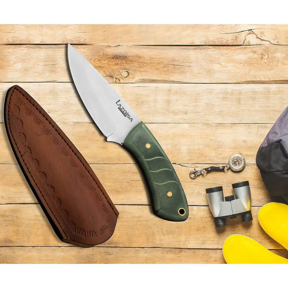 

Lazbisa Outdoor - Camping - Kitchen Knife Handmade with Sheath Gift (19.5 Cm)
